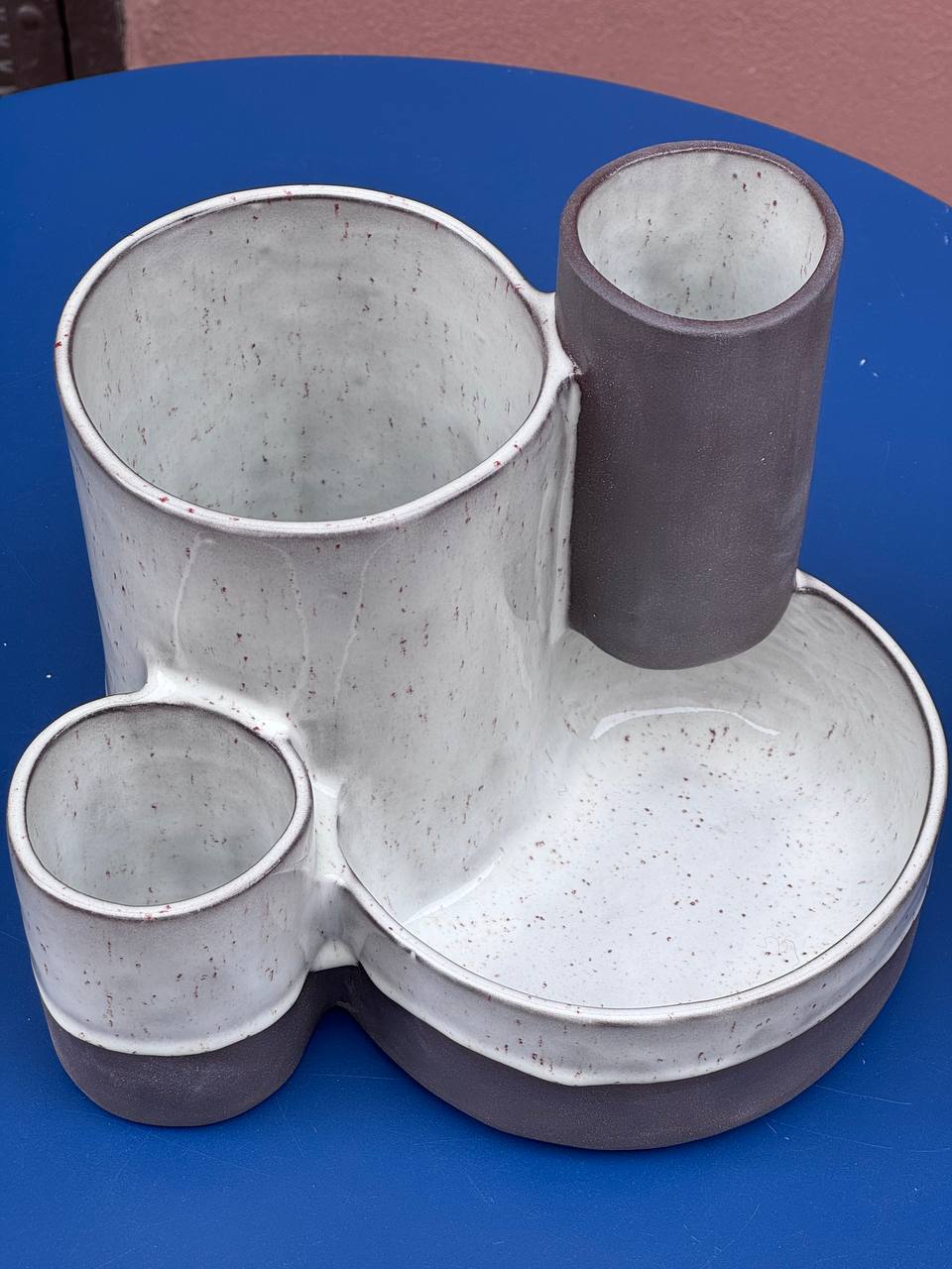 Hand-built plates and cups
