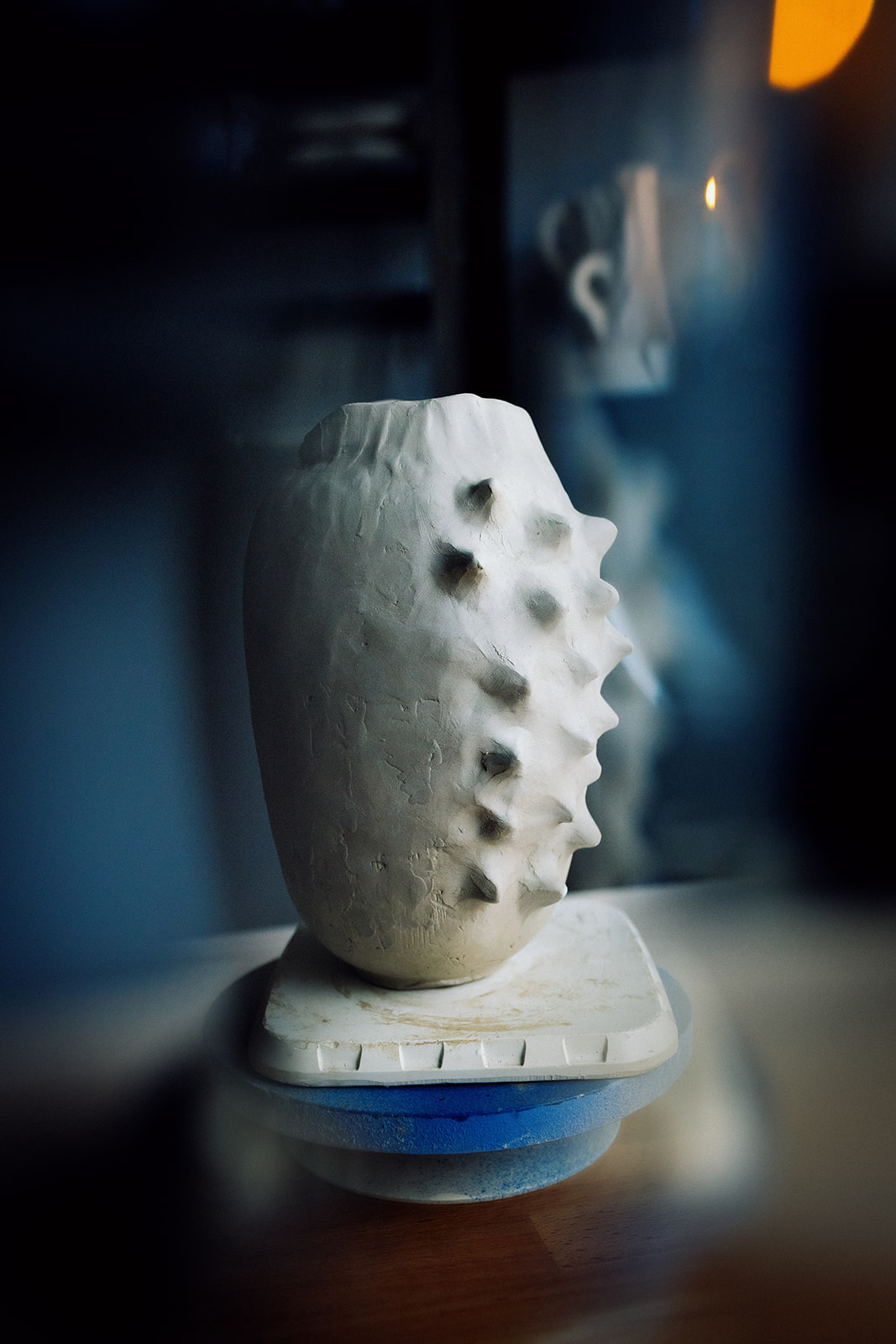 The spiked vase — the piece from the videos