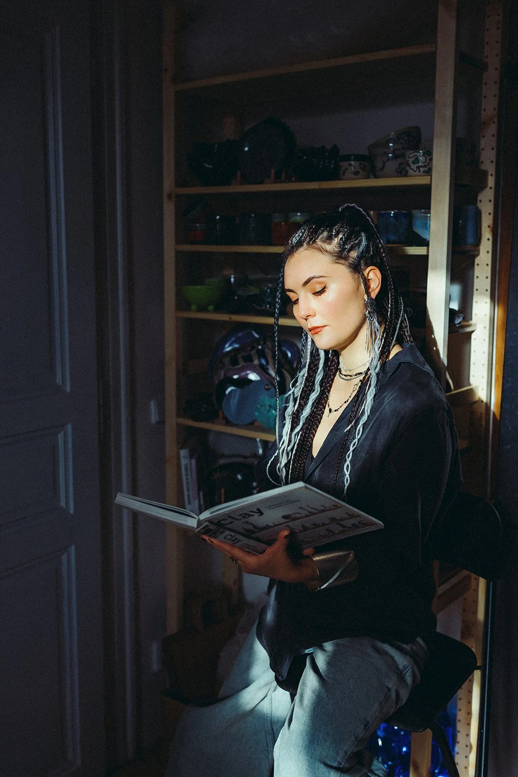 Roksolana in her Prague studio